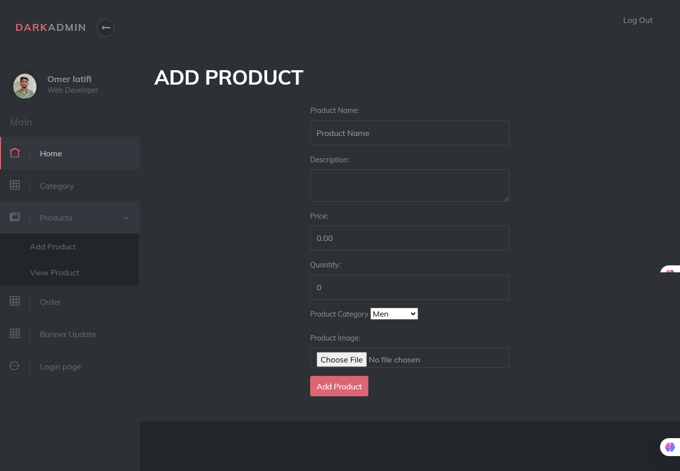project1 screenshot 2